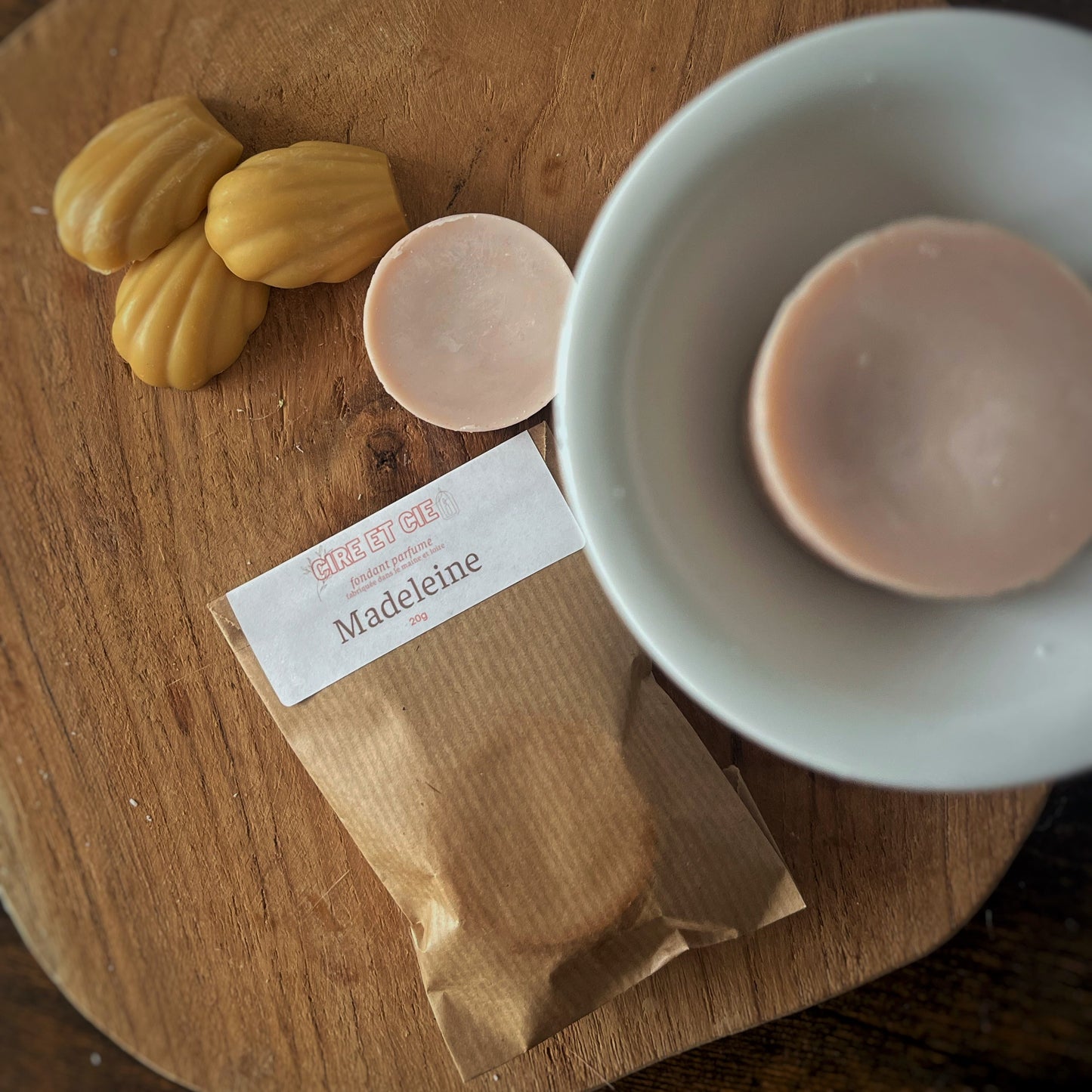 Fondant parfumé- Madeleine gourmande Cire et cie