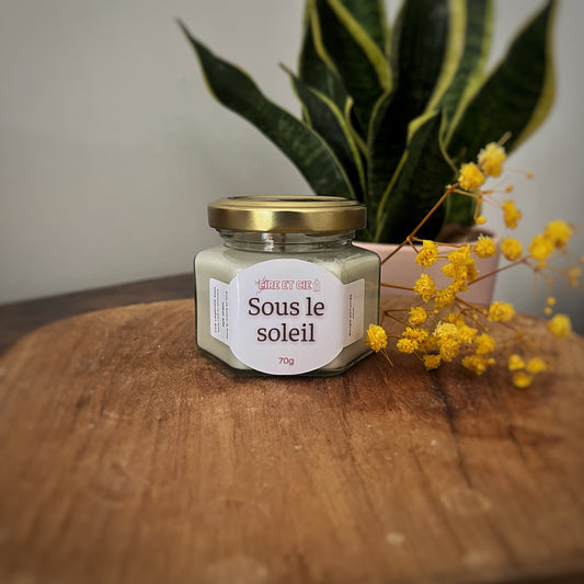 Bougie parfumée - Monoï Cire et cie