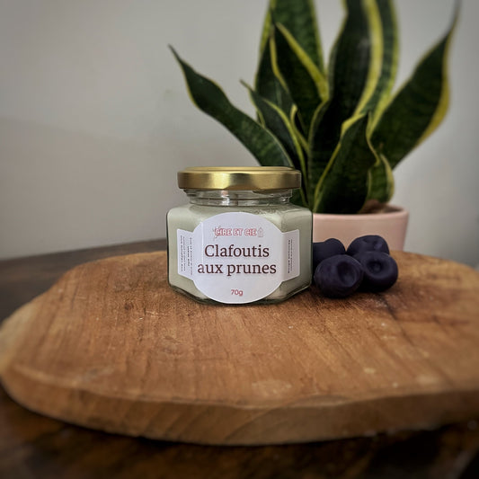 Bougie parfumée - clafoutis aux prunes Cire et cie