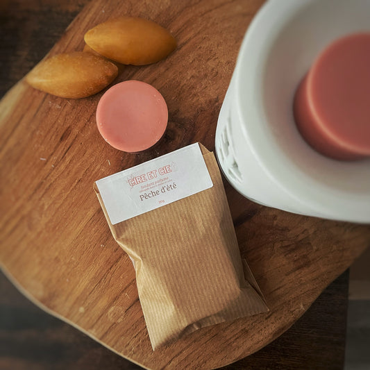 Fondant parfumé - pêche Cire et cie