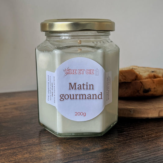 Bougie parfumée -Brioche au beurre Cire et cie