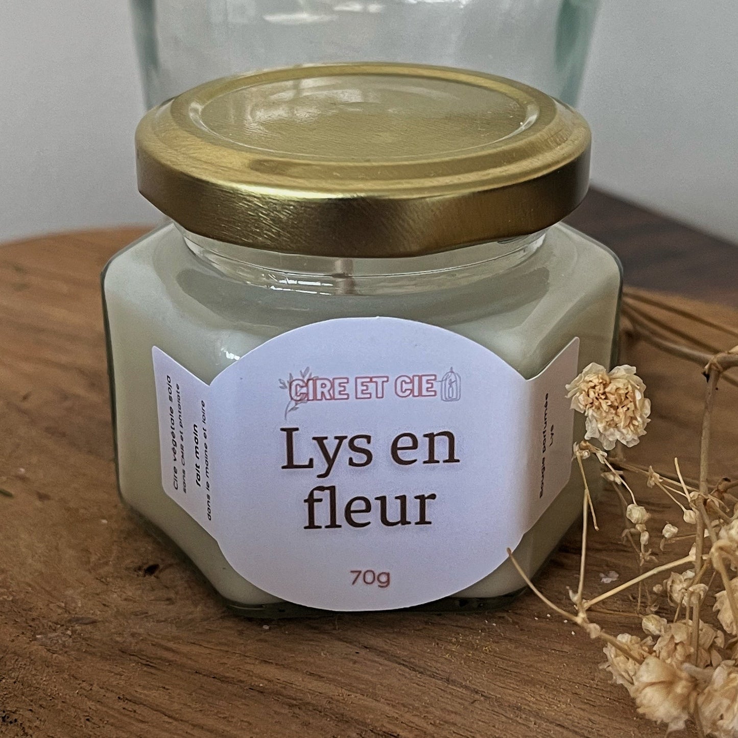 Bougie parfumée - lys blanc Cire et cie