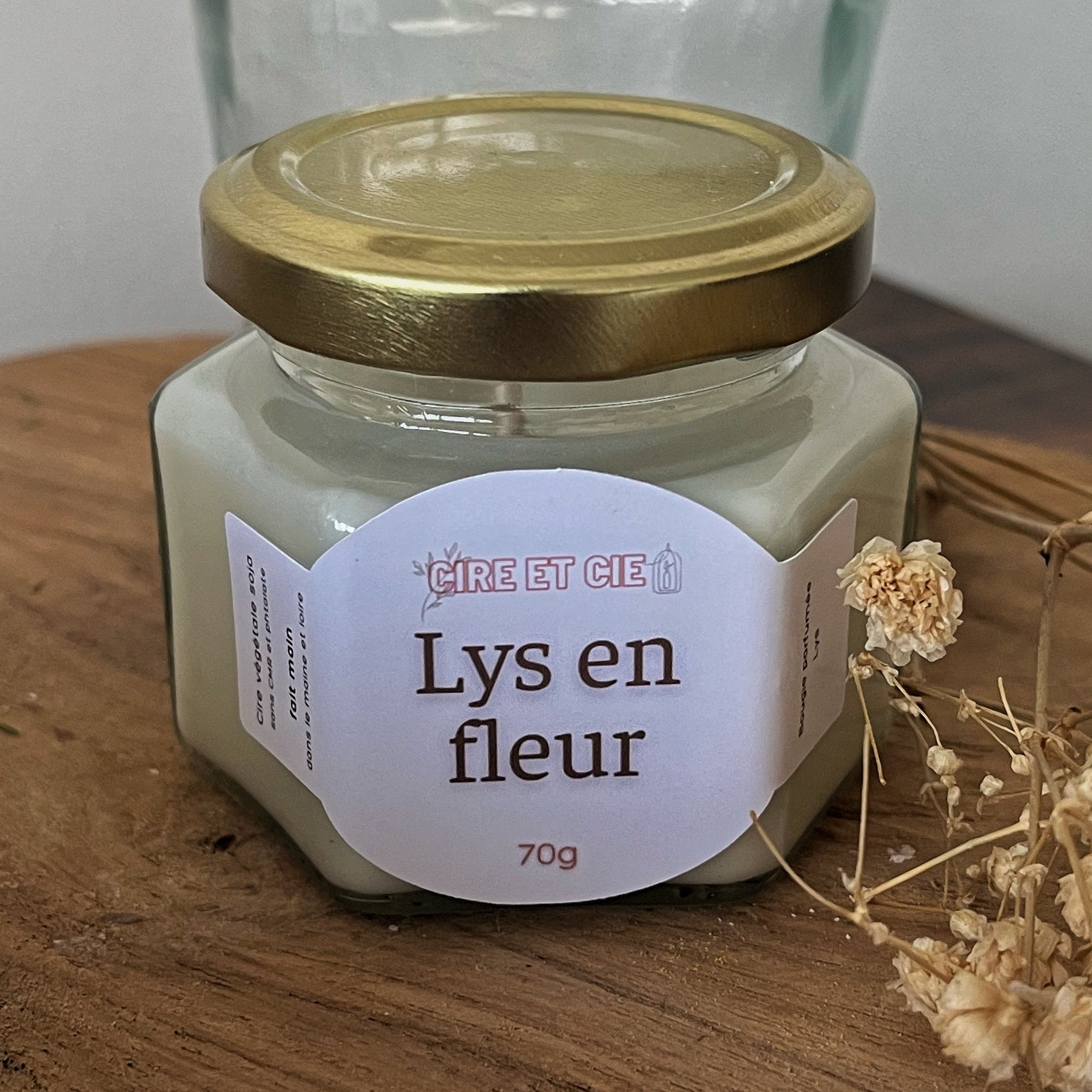 Bougie parfumée - lys blanc Cire et cie