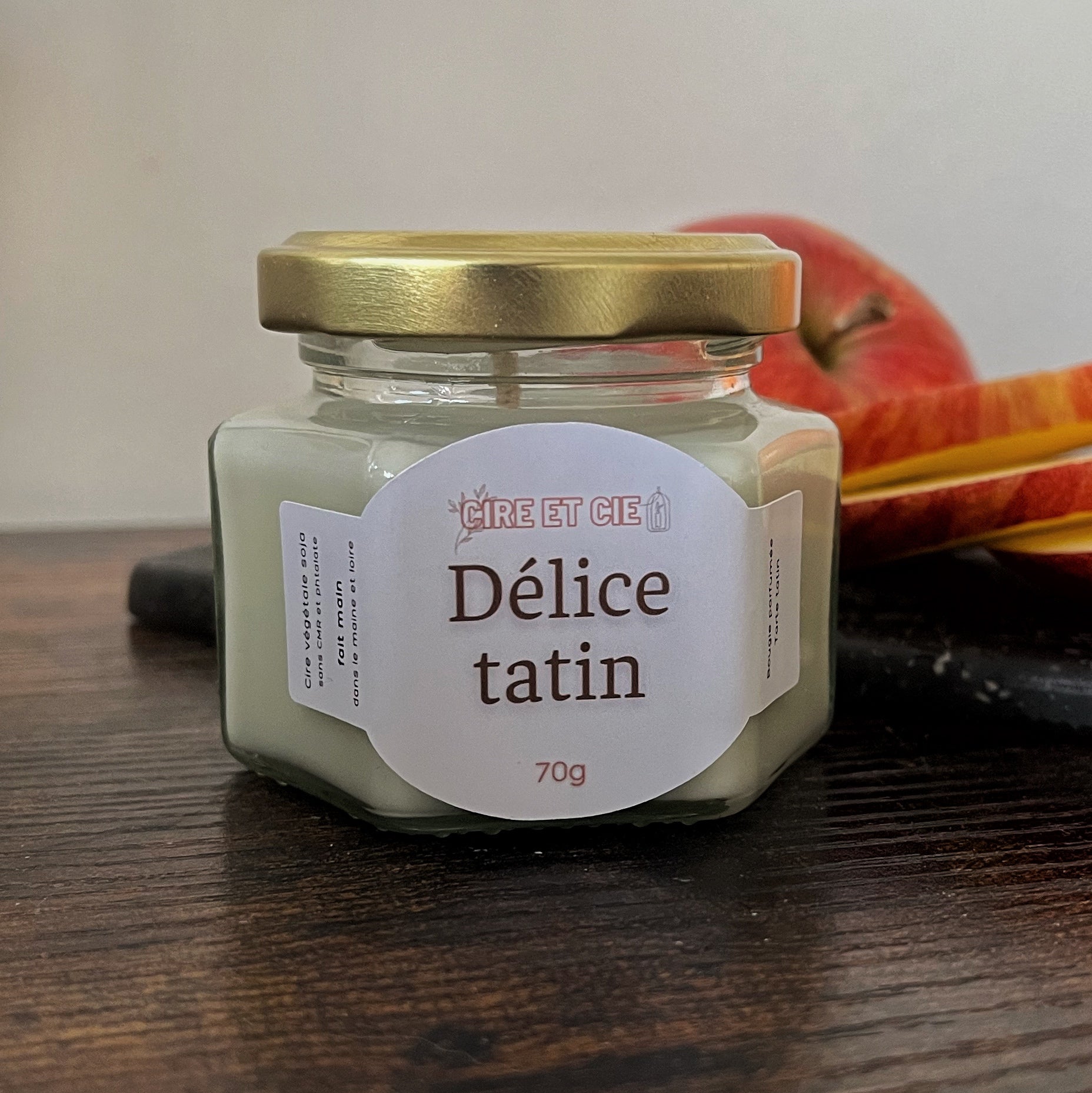 Bougie parfumée - Tarte tatin Cire et cie