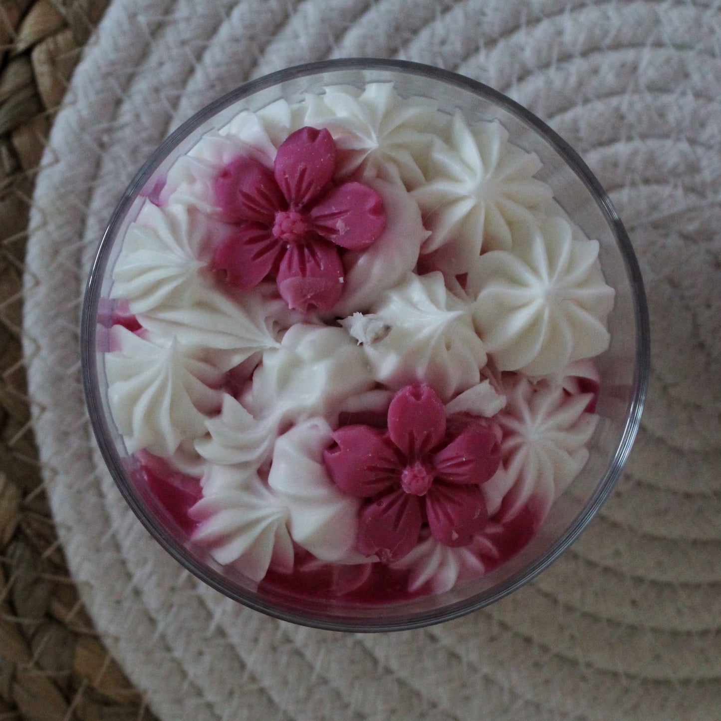 Bougie chantilly - Parfumée fleur de cerisier