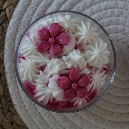 Bougie chantilly - Parfumée fleur de cerisier