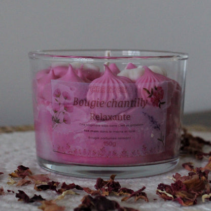 Bougie chantilly- Parfumée relaxant